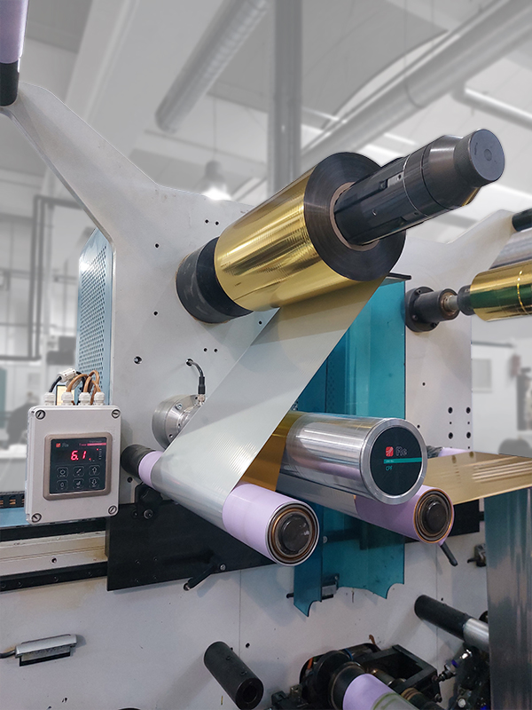 Rouleau capteur CPF sur application cold foil