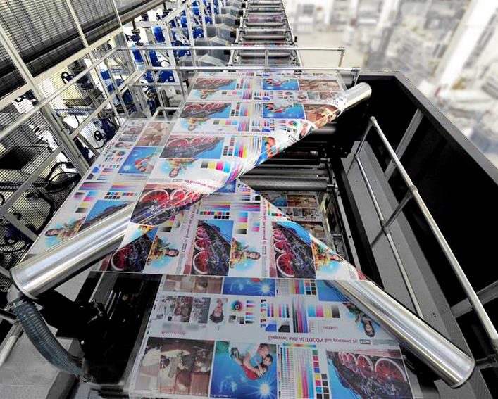 WG Reverse 180 web guide on rotogravure machine