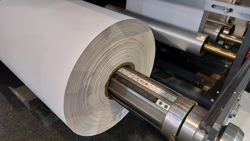 Listel shaft on paper printing machine
