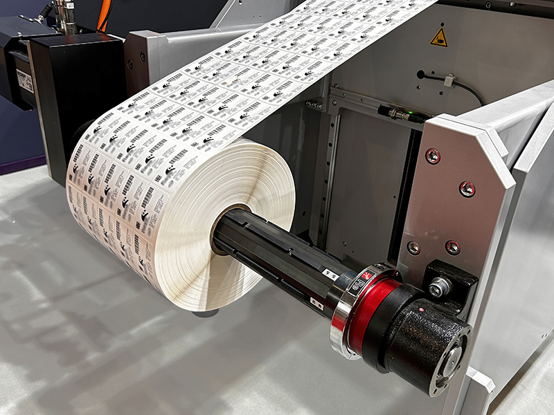 Mandrin de sécurité à pied sur machine étiquettes